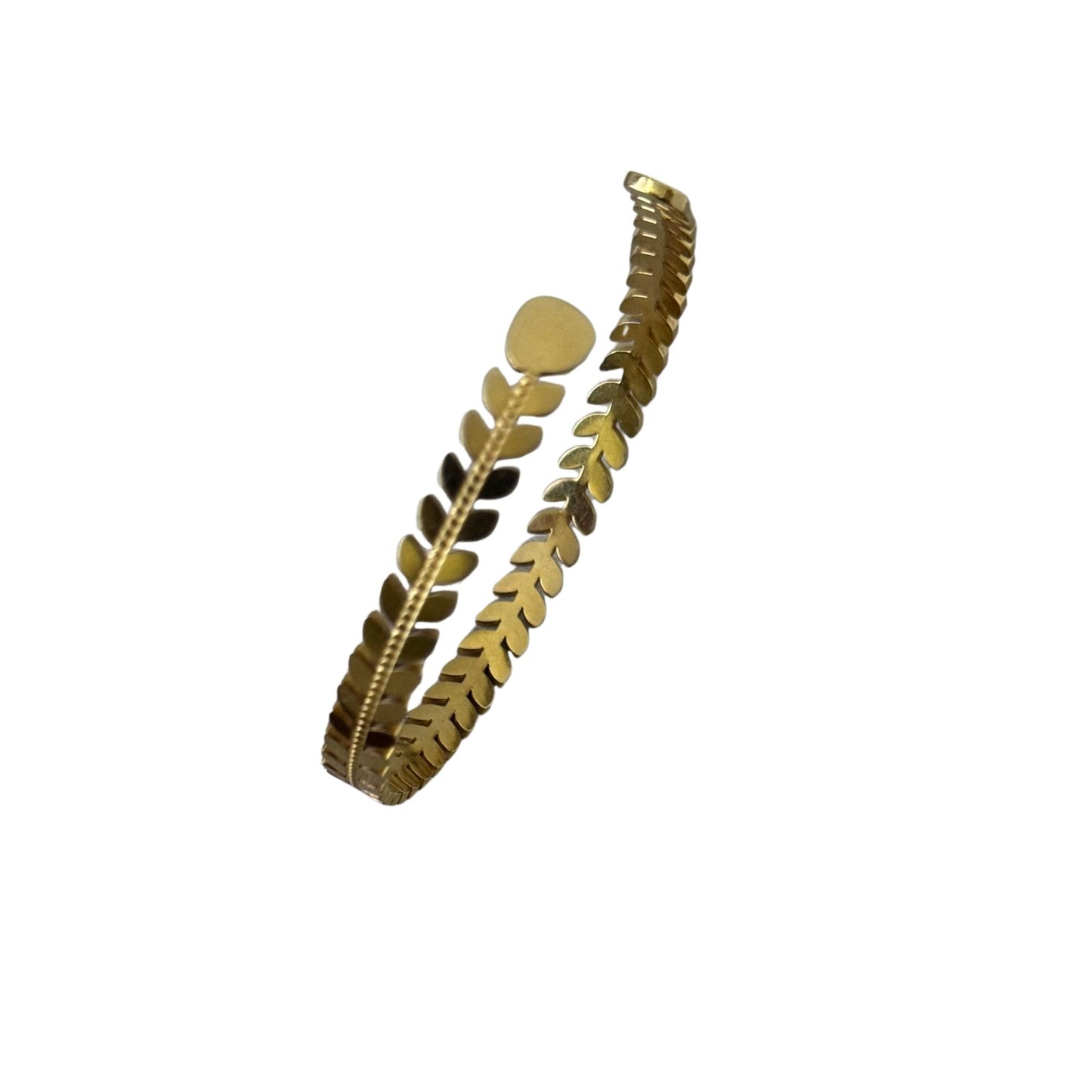 BRACCIALE FOGLIA DORATA